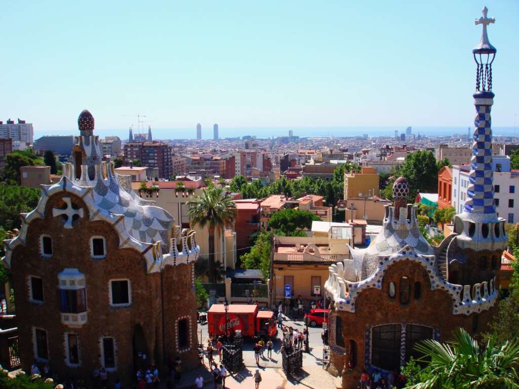 Park guell Barselona için gezilecek en güzel yerlerden