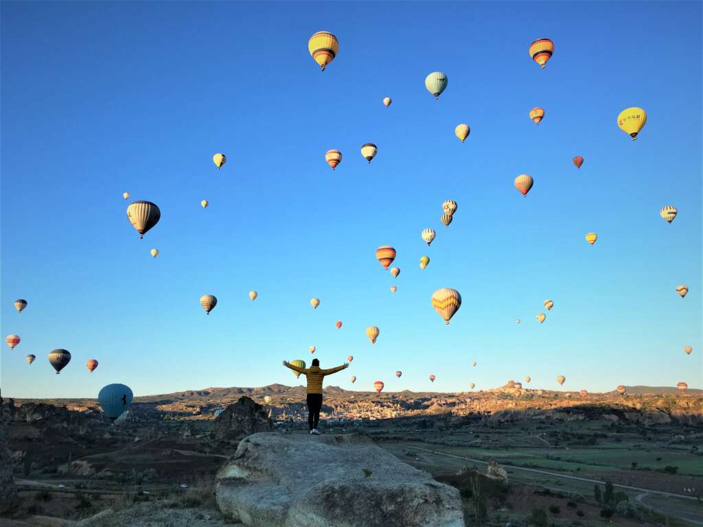 Kapadokya ve balonlar